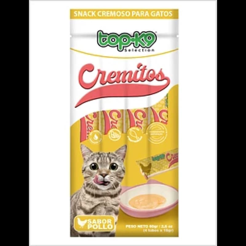 Imagen de Cremitos top-K9 Pollo (4x15gr)